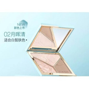 彩棠TIMAGE高光修容盤三色一體啞光提亮立體側影新色